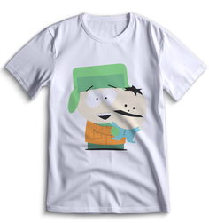 Футболка Top T-shirt Южный парк South Park 0101 белая XL