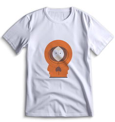 Футболка Top T-shirt Южный парк South Park 0122 (6) белая XL