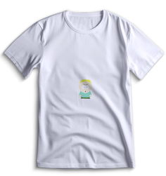 Футболка Top T-shirt Южный парк South Park 0080 белая XXS