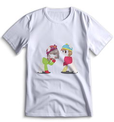 Футболка Top T-shirt Южный парк South Park 0185 белая 3XS