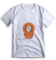 Футболка Top T-shirt Южный парк South Park 0048 белая 3XS