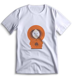 Футболка Top T-shirt Южный парк South Park 0122 (3) белая XXS