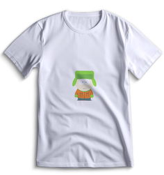 Футболка Top T-shirt Южный парк South Park 0100 белая 3XS