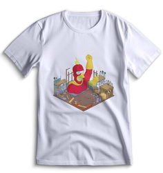 Футболка Top T-shirt Южный парк South Park 0010 белая XS