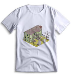 Футболка Top T-shirt Южный парк South Park 0011 белая 3XS