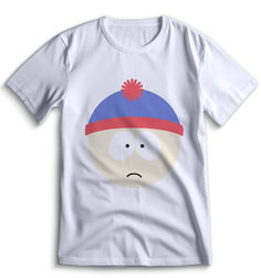Футболка Top T-shirt Южный парк South Park 0064 белая 3XS