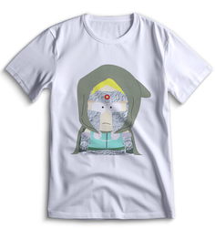 Футболка Top T-shirt Южный парк South Park 0090 белая XXS