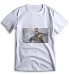 Футболка Top T-shirt Халф Лайв Half-Life 0033 белая XL