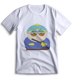 Футболка Top T-shirt Южный парк South Park 0183 (4) белая XXS