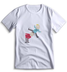 Футболка Top T-shirt Южный парк South Park 0170 (3) белая XXS