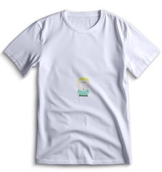 Футболка Top T-shirt Южный парк South Park 0080 белая 3XS