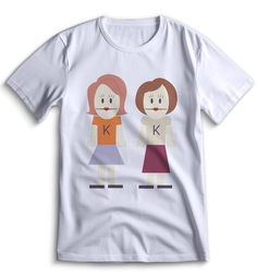 Футболка Top T-shirt Южный парк South Park 0166 белая XXS