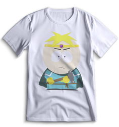 Футболка Top T-shirt Южный парк South Park 0069 белая 3XS