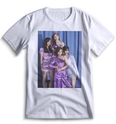 Футболка Top T-shirt Twice (Твайс кейпоп, k-pop) 0167 белая XXS