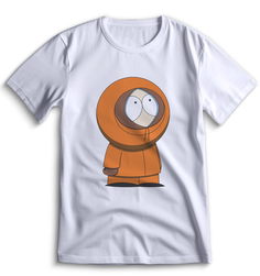 Футболка Top T-shirt Южный парк South Park 0126 белая 3XS
