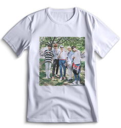 Футболка Top T-shirt TXT k-pop (Текст) 0064 белая XS