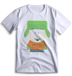 Футболка Top T-shirt Южный парк South Park 0097 белая 3XS