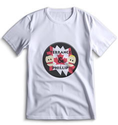 Футболка Top T-shirt Южный парк South Park 0172 белая XS