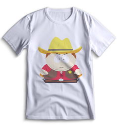 Футболка Top T-shirt Южный парк South Park 0188 белая XXS