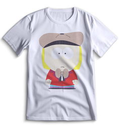 Футболка Top T-shirt Южный парк South Park 0051 белая XS