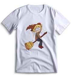 Футболка Top T-shirt Южный парк South Park 0081 белая XS