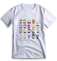 Футболка Top T-shirt Южный парк South Park 0015 белая S
