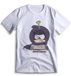 Футболка Top T-shirt Южный парк South Park 0018 белая XS