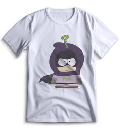 Футболка Top T-shirt Южный парк South Park 0018 белая XXS