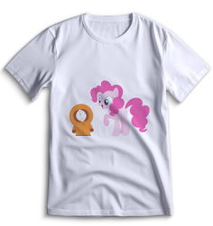 Футболка Top T-shirt Южный парк South Park 0124 белая XXS