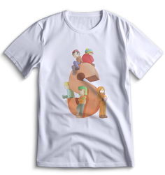 Футболка Top T-shirt Южный парк South Park 0034 белая XL