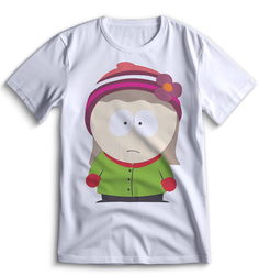 Футболка Top T-shirt Южный парк South Park 0066 белая 3XS