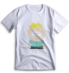 Футболка Top T-shirt Южный парк South Park 0078 белая XXS