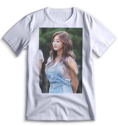 Футболка Top T-shirt Twice (Твайс кейпоп, k-pop) 0125 белая L