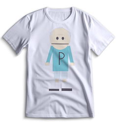 Футболка Top T-shirt Южный парк South Park 0169 белая 3XS