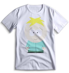 Футболка Top T-shirt Южный парк South Park 0070 белая XS