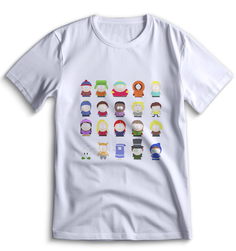 Футболка Top T-shirt Южный парк South Park 0015 белая M