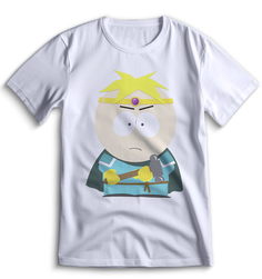 Футболка Top T-shirt Южный парк South Park 0079 белая XS