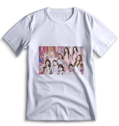 Футболка Top T-shirt Twice (Твайс кейпоп, k-pop) 0015 белая 3XS