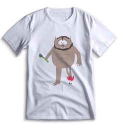 Футболка Top T-shirt Южный парк South Park 0136 белая XXS