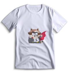 Футболка Top T-shirt Южный парк South Park 0130 белая XXS