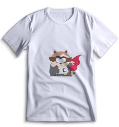 Футболка Top T-shirt Южный парк South Park 0130 белая 3XS