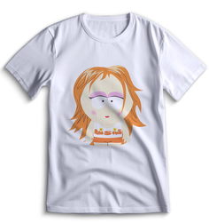 Футболка Top T-shirt Южный парк South Park 0086 белая XXS