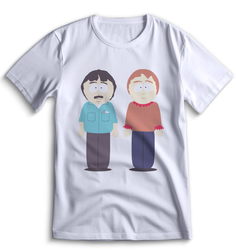 Футболка Top T-shirt Южный парк South Park 0141 белая 3XS