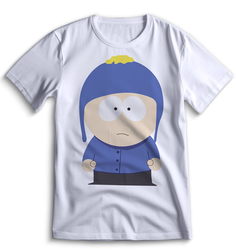 Футболка Top T-shirt Южный парк South Park 0028 белая XXS