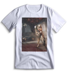 Футболка Top T-shirt Дум Doom 0140 белая XS