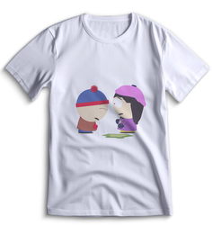Футболка Top T-shirt Южный парк South Park 0146 (12) белая 3XS