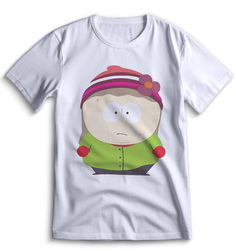 Футболка Top T-shirt Южный парк South Park 0027 белая 3XS