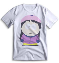 Футболка Top T-shirt Южный парк South Park 0039 белая XS