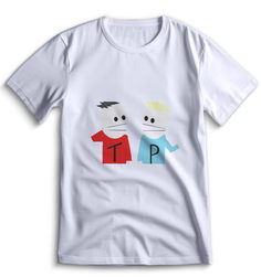Футболка Top T-shirt Южный парк South Park 0173 белая XXS