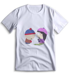 Футболка Top T-shirt Южный парк South Park 0146 (12) белая XXS